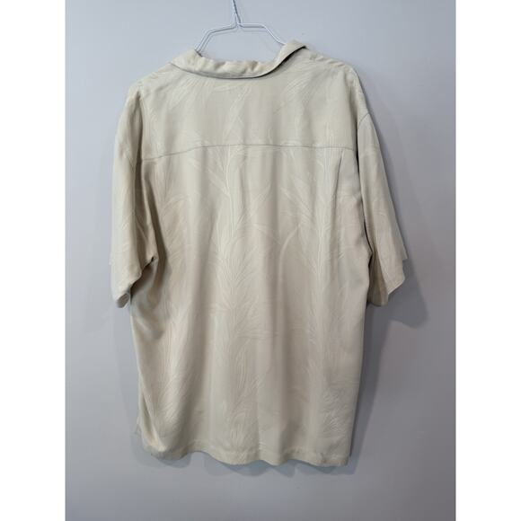 Tommy Bahama Silk Button-Up Shirt Rock Star Island Style Short Sleeve XL 2255 - Picture 5 of 8